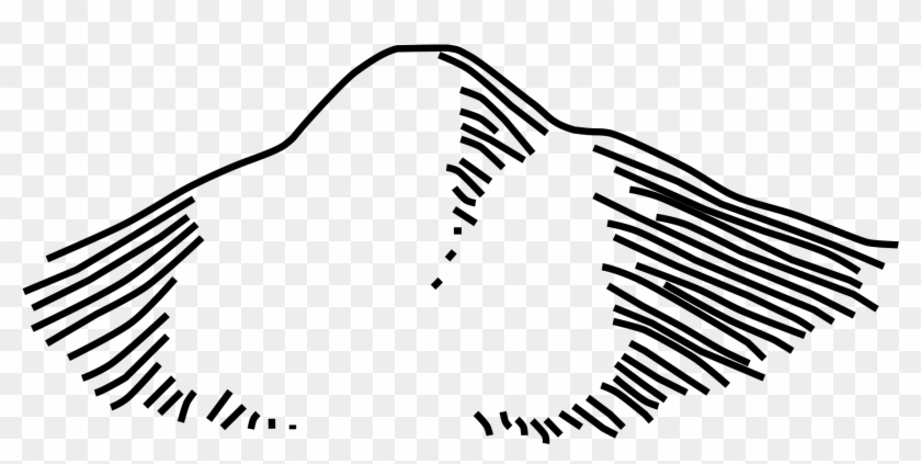 Mountain Range Outline Png - Hill Symbol On A Map Clipart