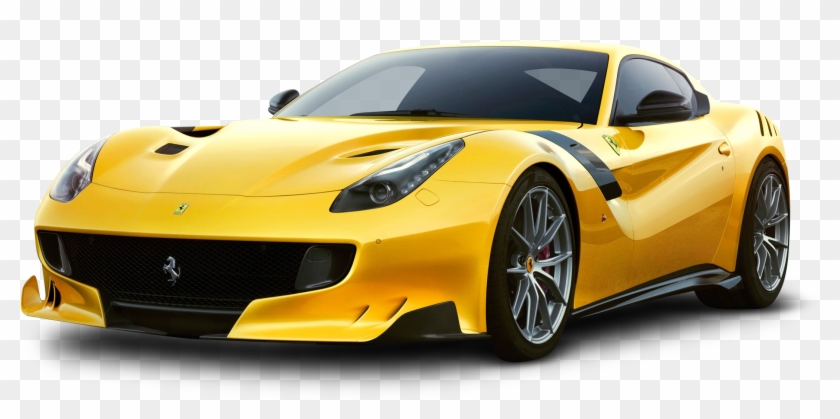 Ferrari Sergio Png Picture - Yellow Ferrari Car Png Clipart #138374