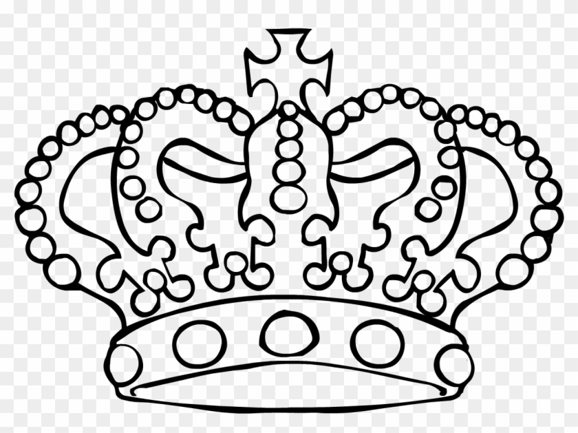 Free Outline Download Clip Art On Clipart - King Crown Outline - Png Download