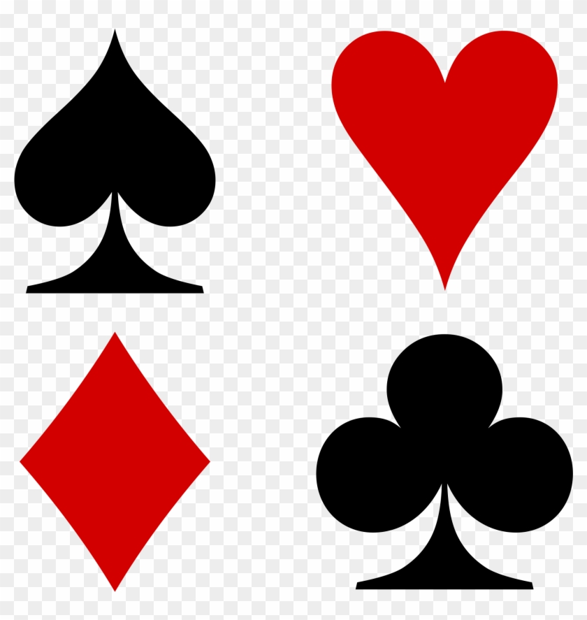 File - French Suits - Svg - Deck Of Cards Clipart #138688