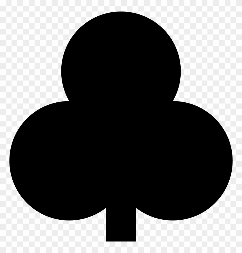 Club Playing Card Symbol Clipart