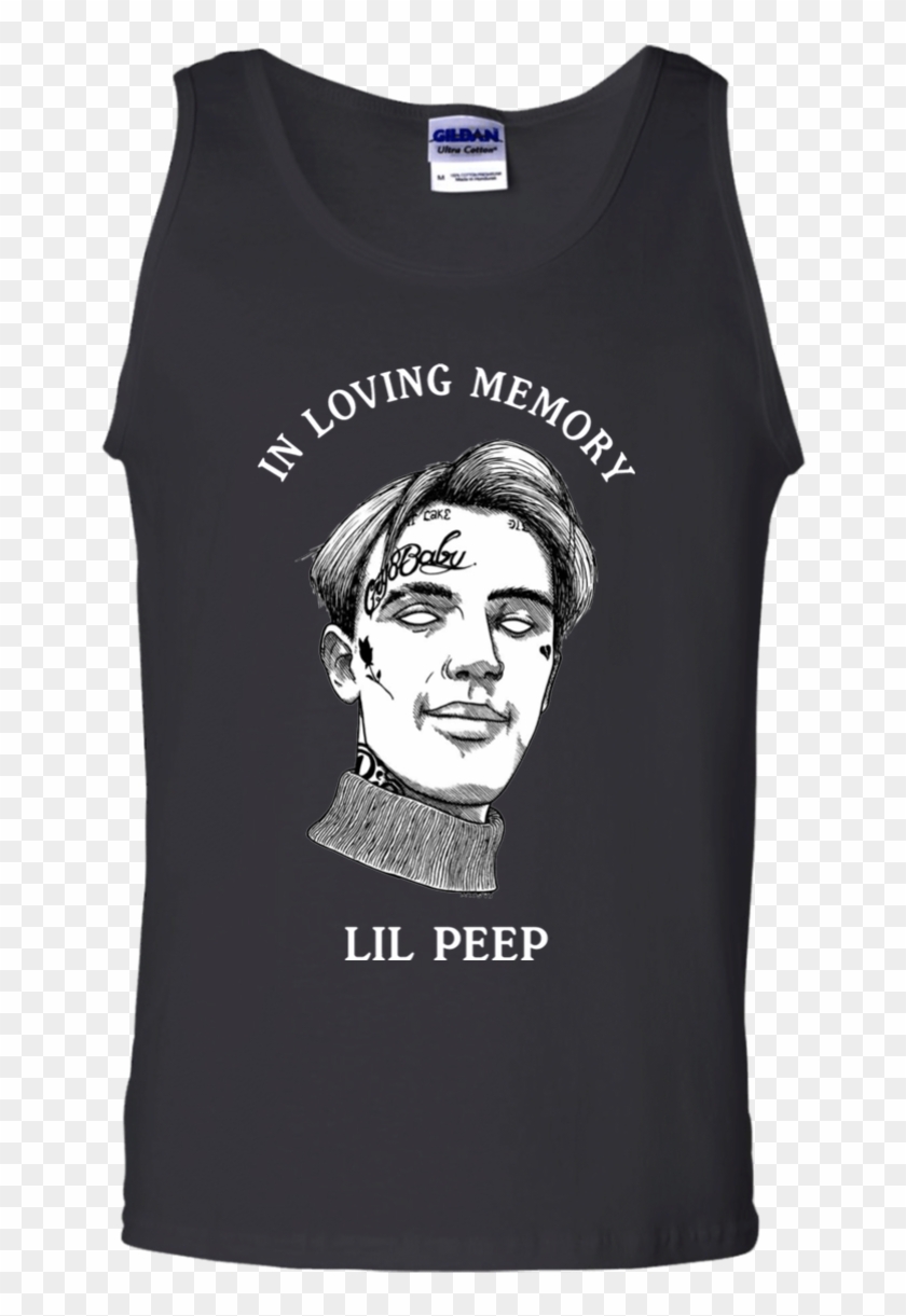Lil Peep Tank Top In Loving Memory Clipart #138975