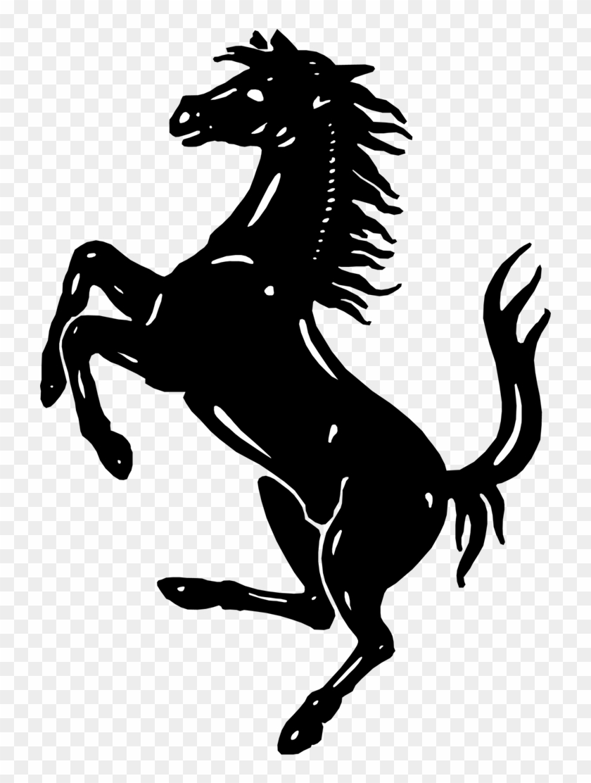Ferrari Horse Logo Hd Png - Horse Vector Clipart