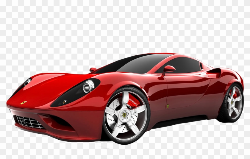 Red Colour Sports Car Clipart