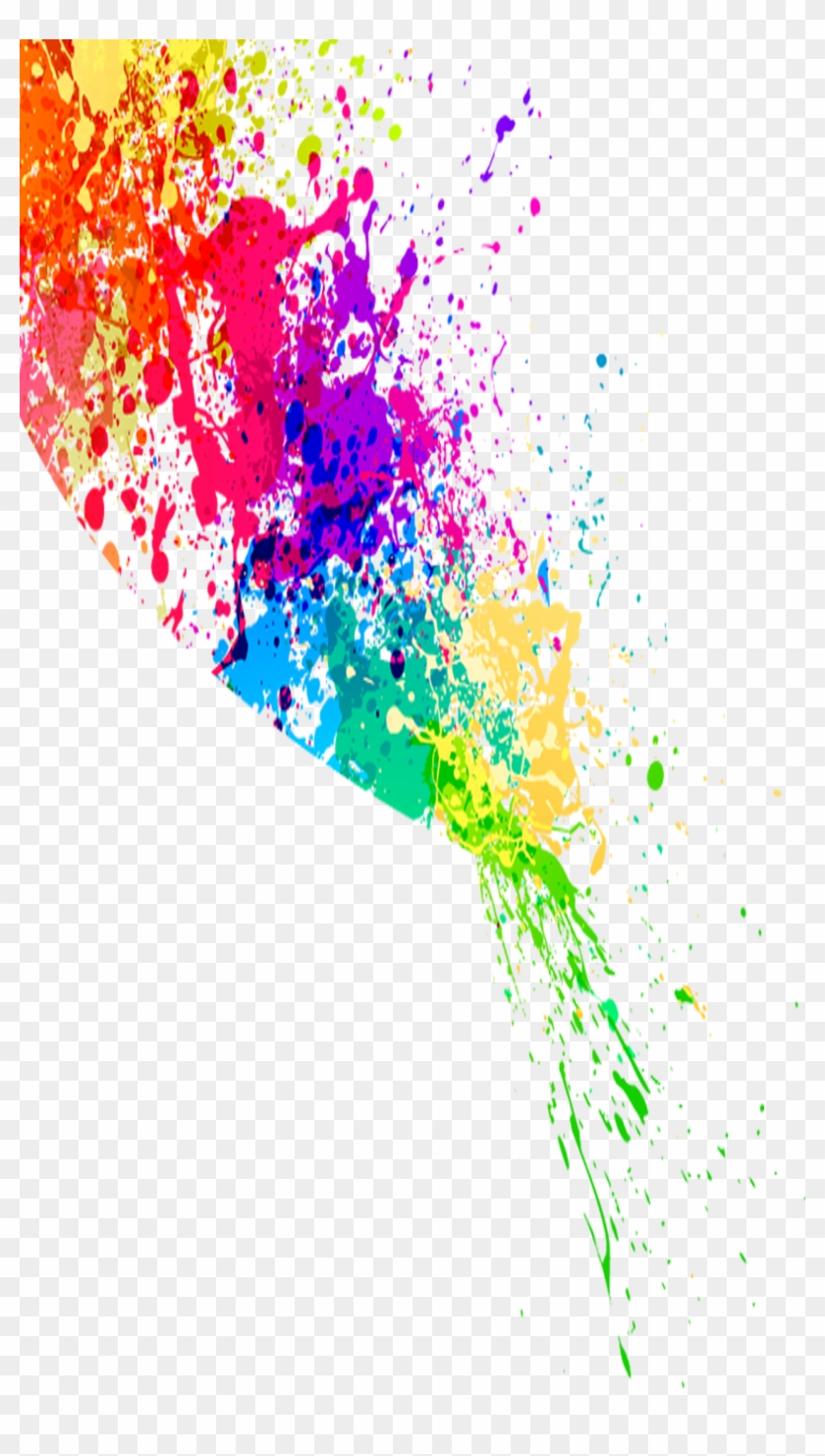 Download Free High Quality Paint Splatter Png Transparent - Transparent Color Splash Png Clipart #139242