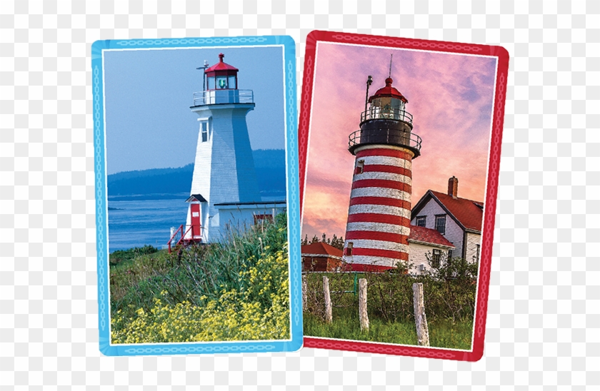 Lighthouses Playing Cards - Lighthouse Clipart