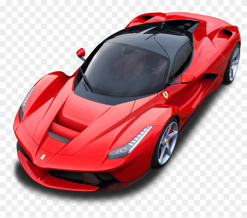 Red Ferrari Top - Hypercar Blueprint Motor Trend Www Motortrend Clipart #139454