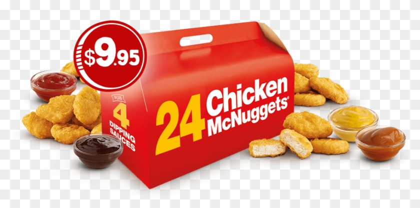 Returning Nationwide, Mcdonald's Are Offering 24 Chicken - 24 Chicken Nuggets Mcdonalds Clipart #139496