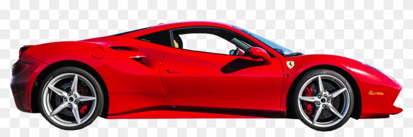 1066 X 292 5 - Ferrari 488 Side Png Clipart