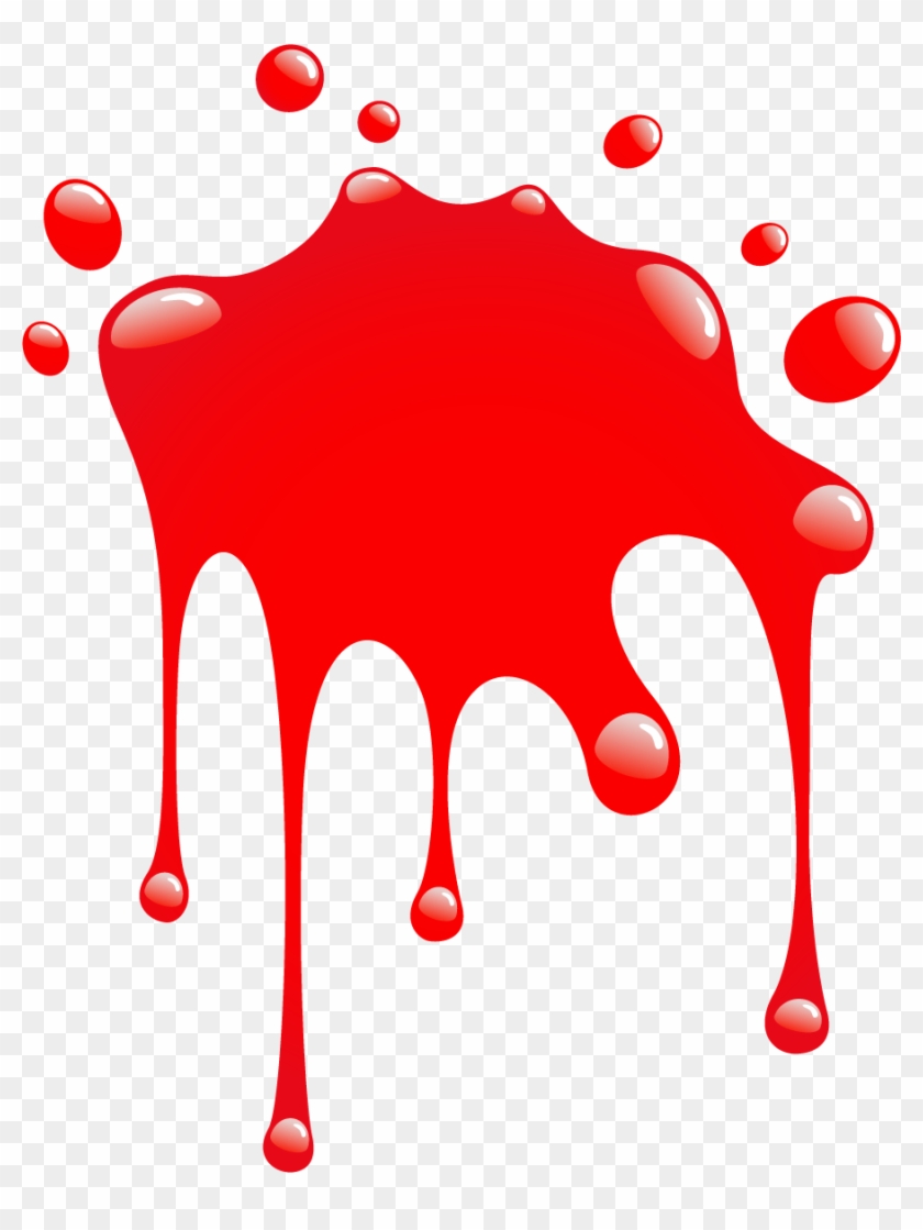 Splatter Clipart Artistic Paint - Red Paint Splatter Clip Art - Png Download