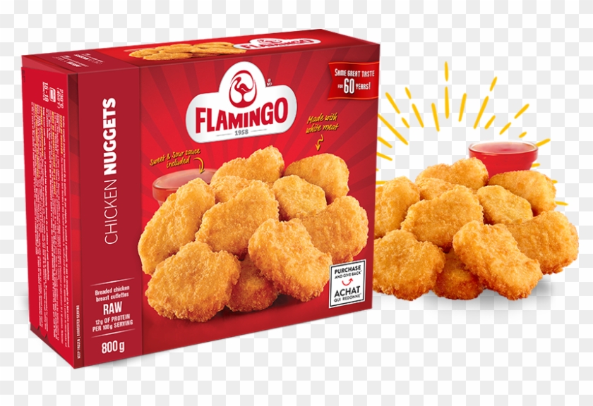 Nuggets Chicken - Flamingo Chicken Wings Clipart #139738