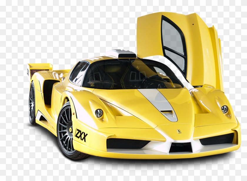 Yellow Ferrari Enzo Edo Car Png Image - Yellow Ferrari Car Png Hd Clipart