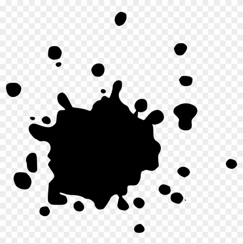 Paint Splatter Silhouette 44087 Loadtve Clipart