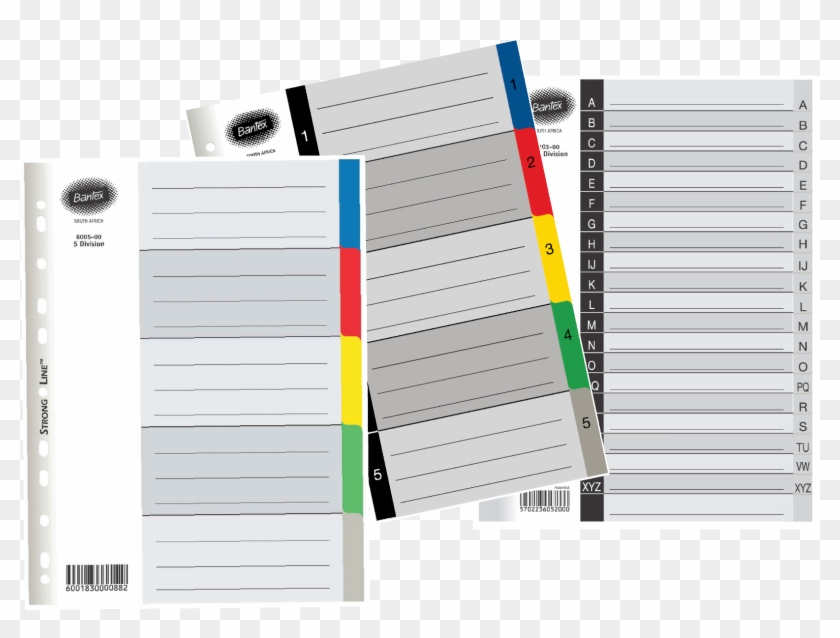 Dividers & Indexes Polypropylene - Paper Clipart #139942