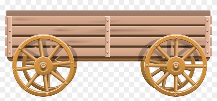 Wooden Cart Png Clip Art - Carreta Png Transparent Png #1300044