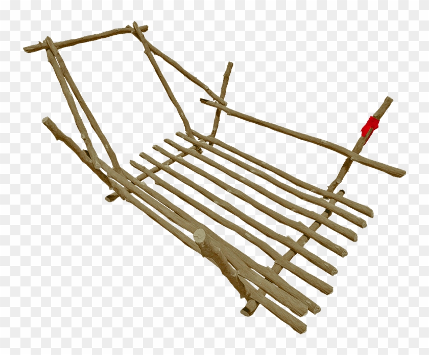 Log Sled - Antenna Clipart #1300073