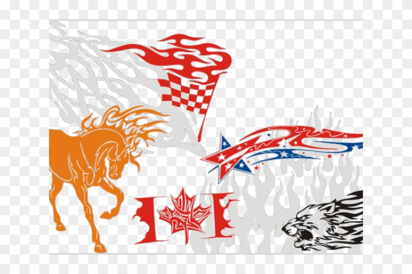 Flame Clipart Vector - Png Download