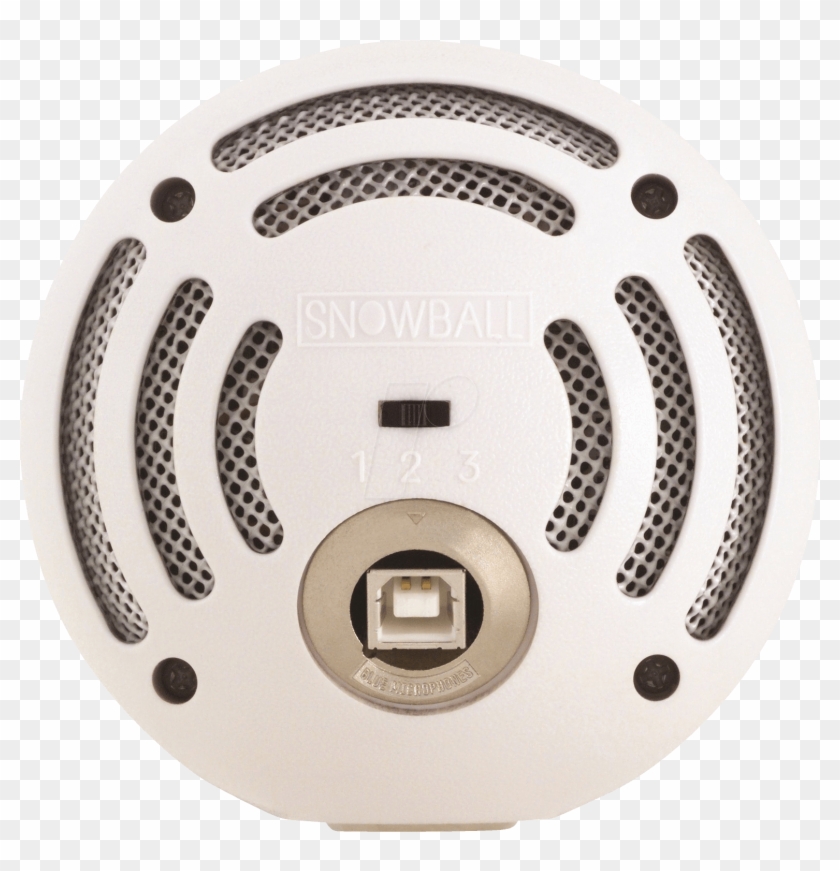 Blue Snowball Usb Microphone / Blue Microphones 1851 - Back Of A Blue Snowball Clipart