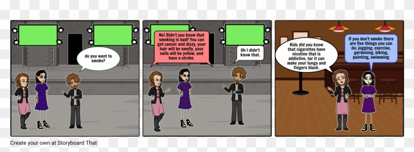 No Smoking - Cartoon Clipart