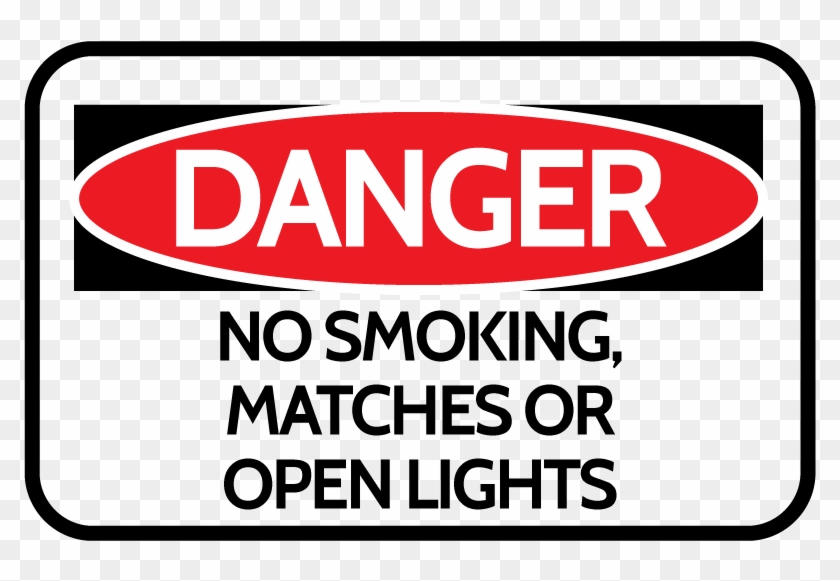 Open Flame Sign - Carmine Clipart