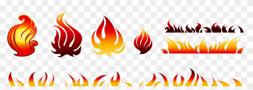 2244 X 700 3 - Fire Vector Free Download Ai Clipart