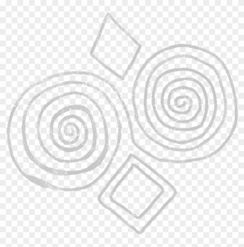 A Pattern Image From Newgrange Kerb Stone - Newgrange Symbols Graphics Clipart