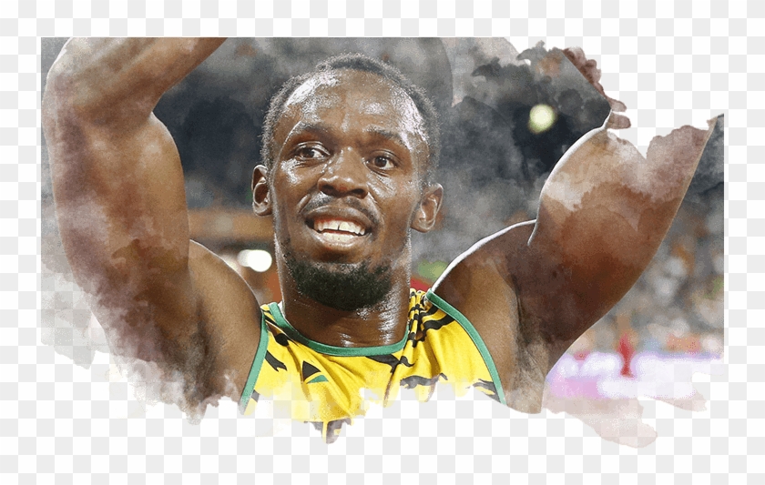 07 Usain Bolt En El Campeonato Del Mundo De Atletismo - Visual Arts Clipart #1301964