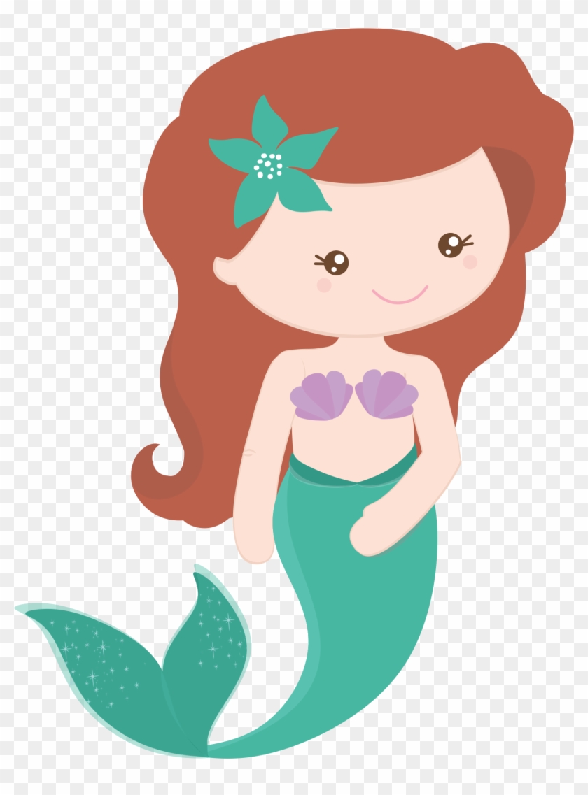 Mermaid Clipart Png - Invitation Transparent Png #1302285