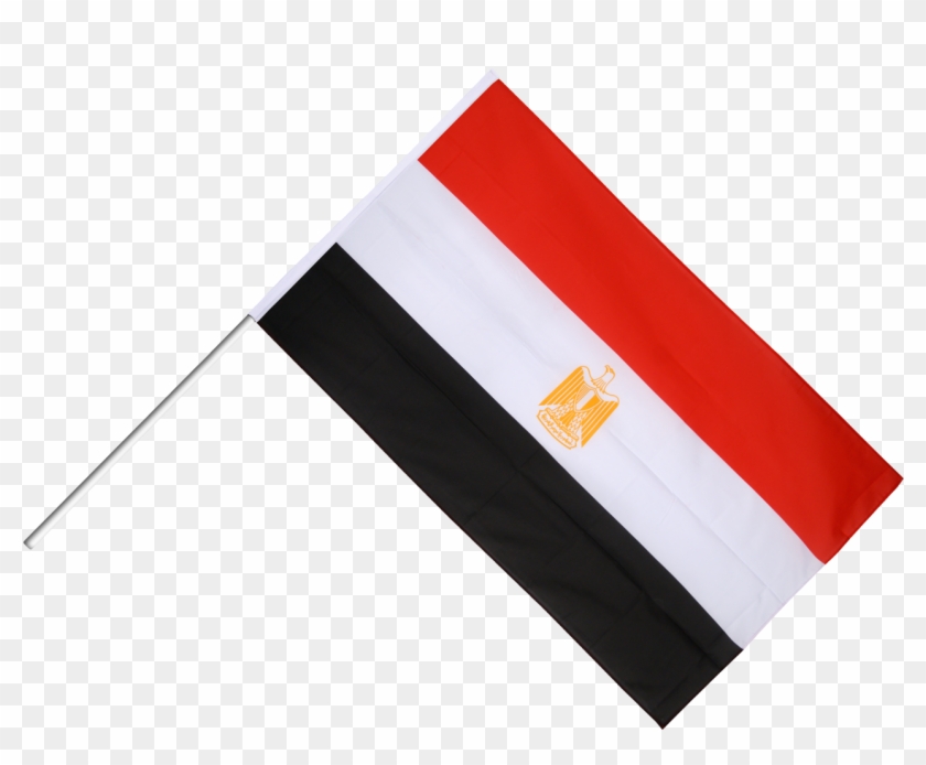 Egypt Hand Waving Flag - Egypten Flagga Clipart