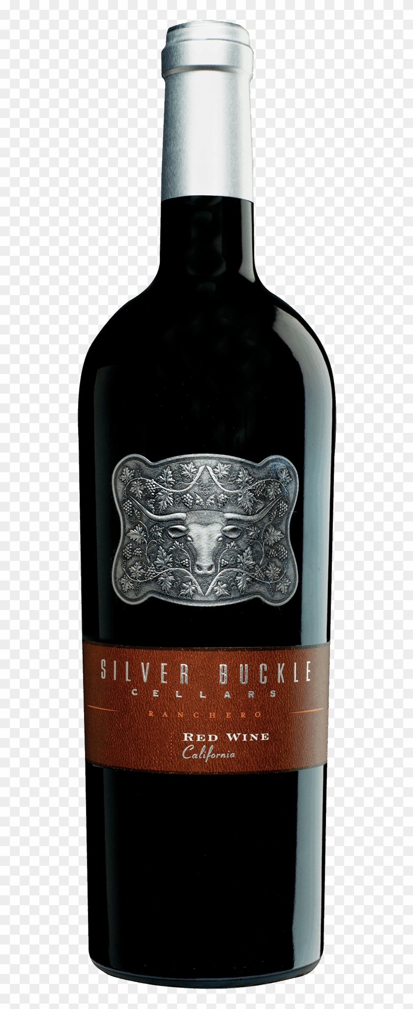 Bottle Shot - Silver Buckle Red Blend Clipart #1302930