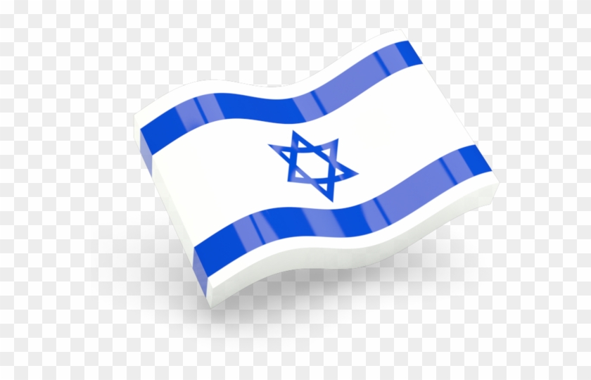 3d Waving Flag Of Israel Color Splat Flag Of Israel - Israel Flag Png Hd Clipart #1303215