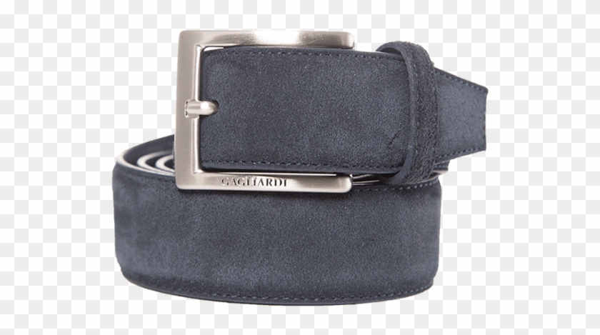 Home>belts>navy Suede Leather Belt With Branding On - Belt Clipart
