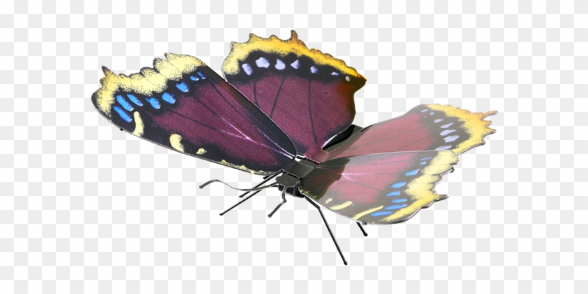Metal Earth Butterflies - Mourning Cloak Clipart #1303309
