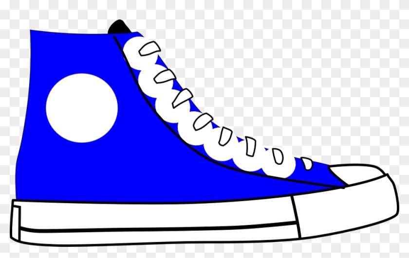 Vector Library Stock Shoe Clipart Free On Dumielauxepices - Blue Shoe Clipart - Png Download