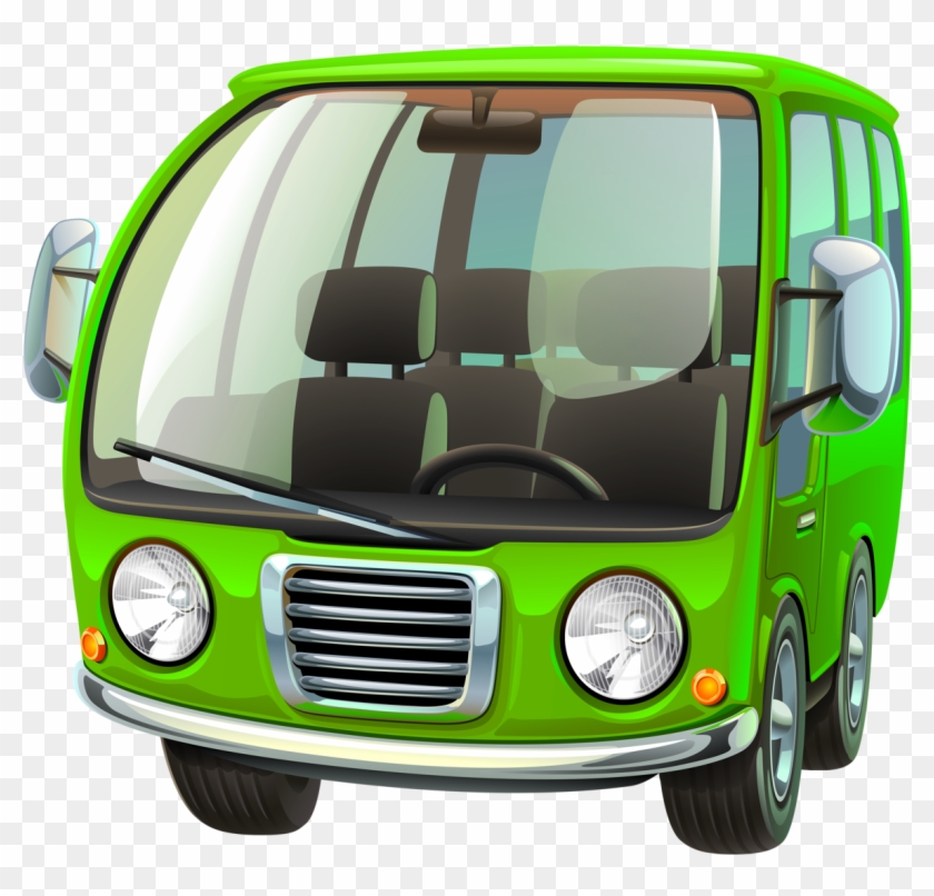 1 - Tour Bus Cartoon Clipart #1303893