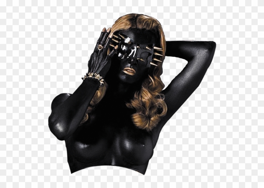 Black Gold Woman - Mask Clipart