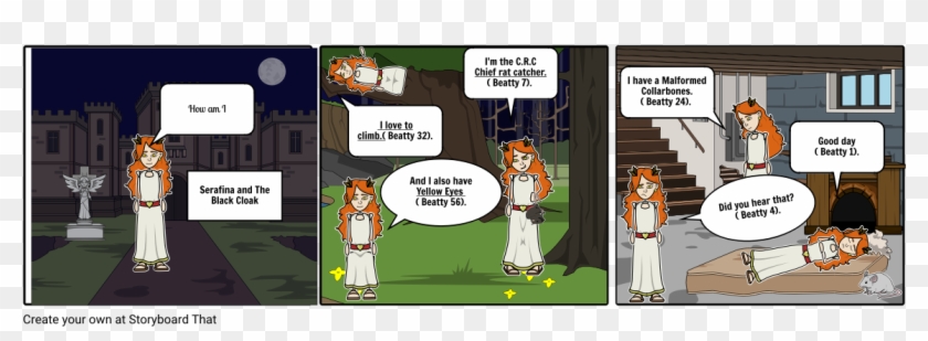 Josue And Serafina And The Black Cloak - Cartoon Clipart