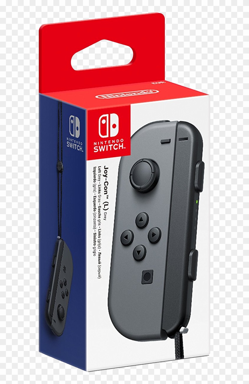 Nintendo Switch Joy Con Controller Left Grey - Nintendo Switch 1 Joy Con Clipart #1304233