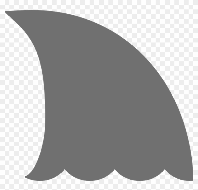 Sharkfin Sticker Clipart