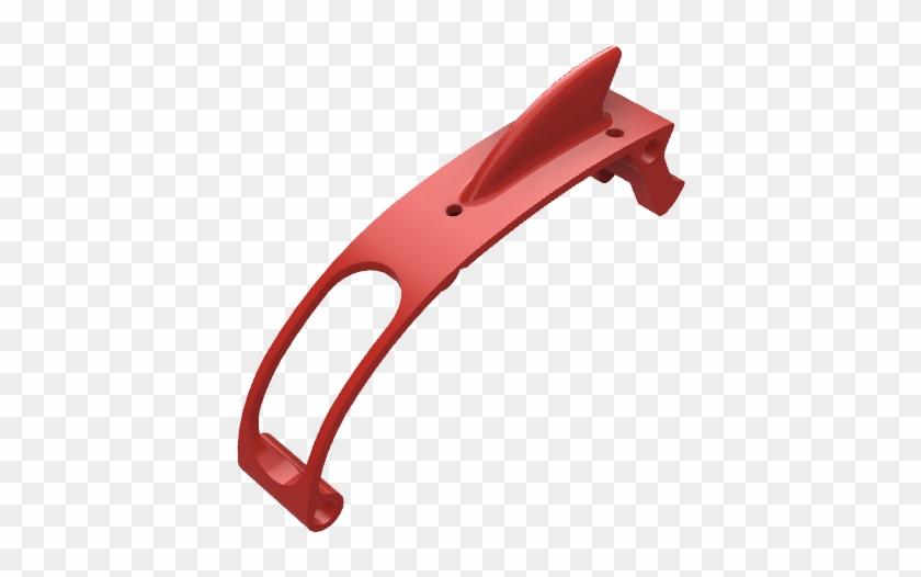 Ascent X 5 ” Long Canopy With Shark Fin - Handgun Clipart