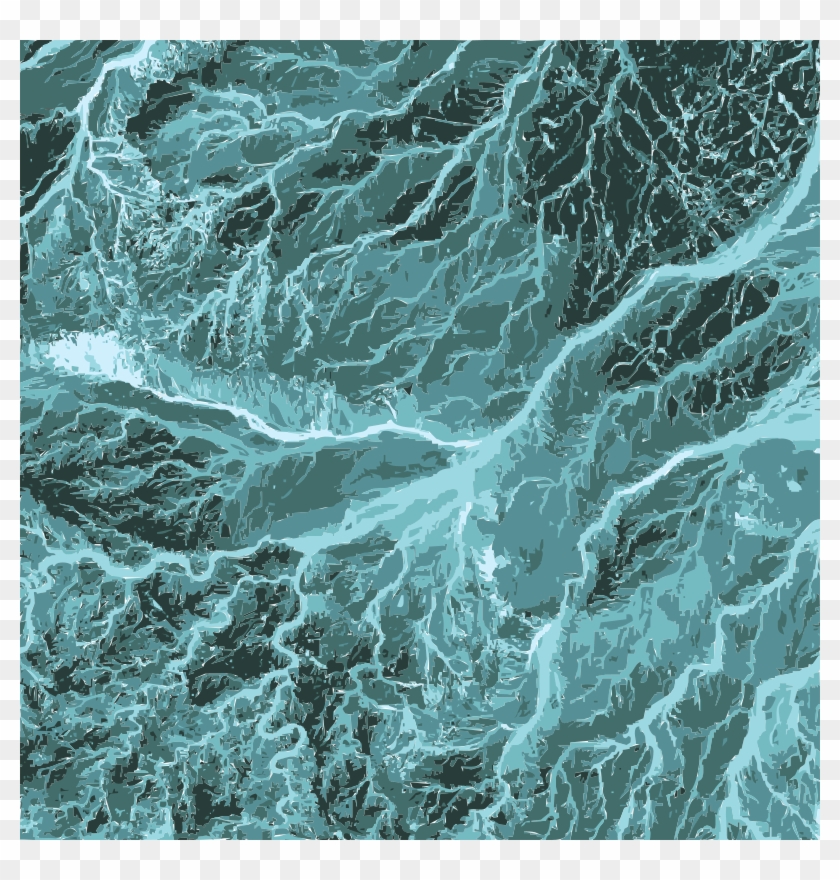 Texture Free Earth As Art From Nasa Page 151-172 9 - Sea Waves Birds Eye View Clipart