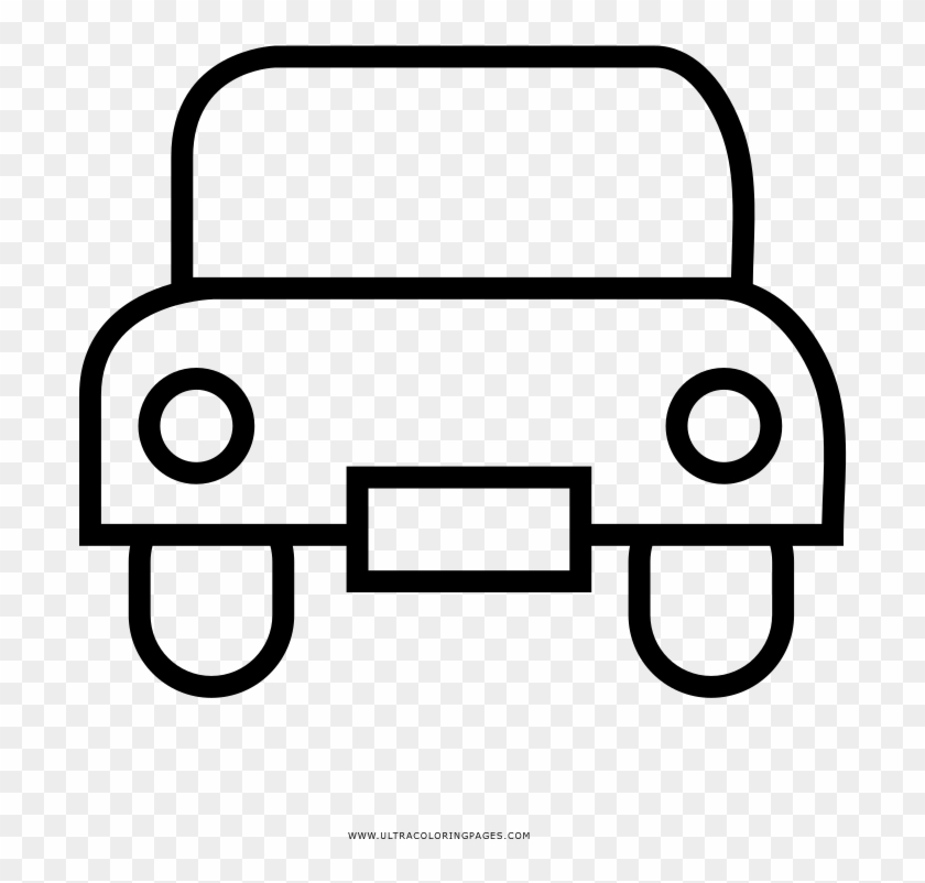 Car Coloring Page - Png Desenhos De Carros Clipart