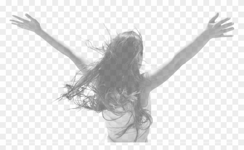 Black Women Praising God - Mujeres De Espalda Mirando Al Mar Clipart