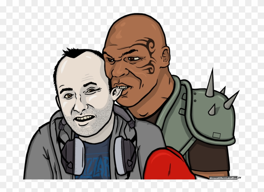 Sips Meets Mike Tyson - Mike Tyson Cartoon Png Clipart
