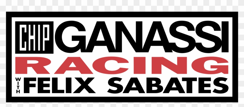 Chip Ganassi Racing With Felix Sabates Logo Png Transparent - Chip Ganassi Racing Logo Vector Clipart #1305021