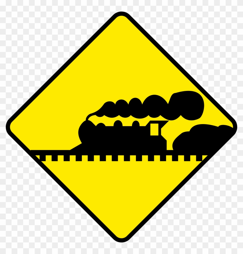 Big Image - Bear Traffic Sign Clipart