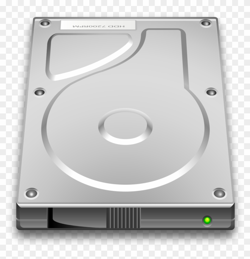 Oxygen480 Devices Drive Harddisk - Hard Disk Clip Art - Png Download #1305099