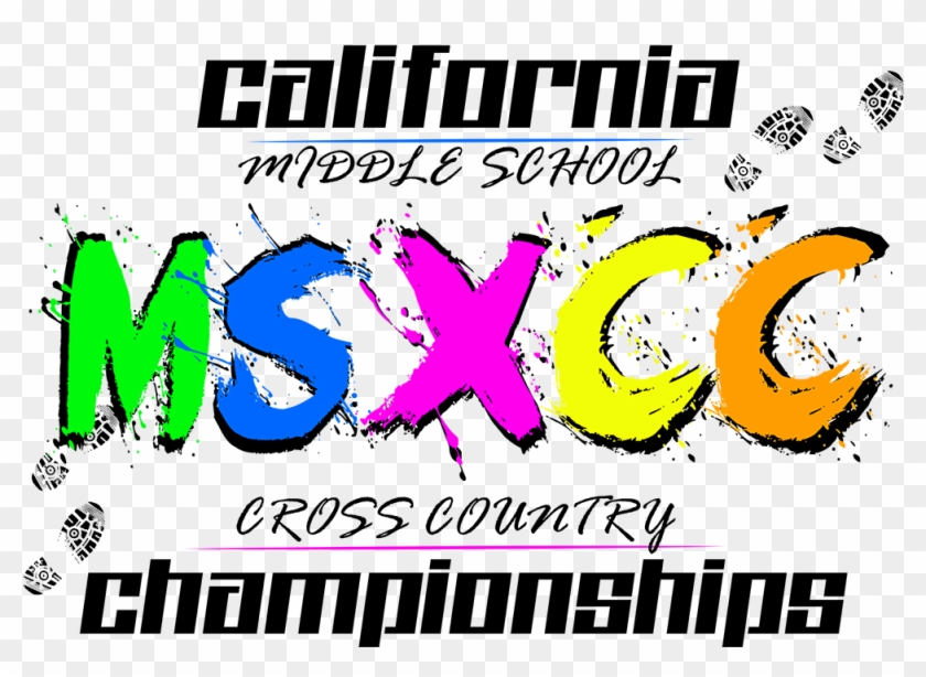Ca Middle School Xc Championships - Graphic Design Clipart
