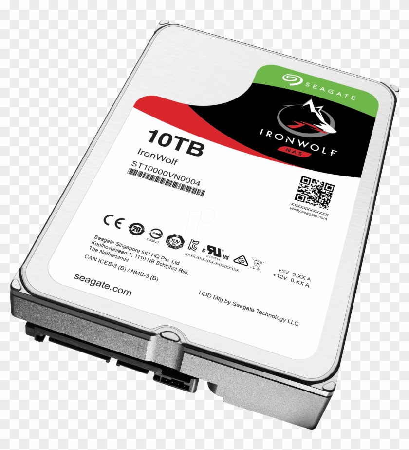 Nas Hard Drive 10 Tb, Seagate Ironwolf Seagate St10000vn0004 - Seagate Barracuda Pro 10tb Clipart