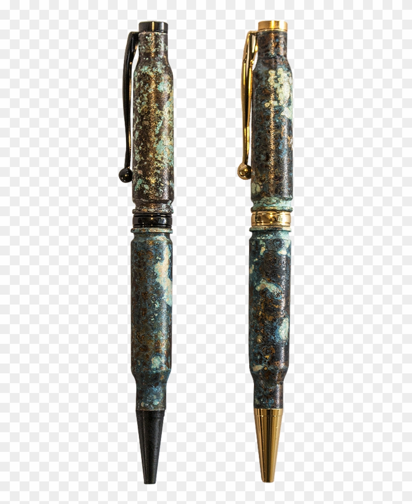 308 Brass Case Ship Wreck Patina Pen - Brass Clipart